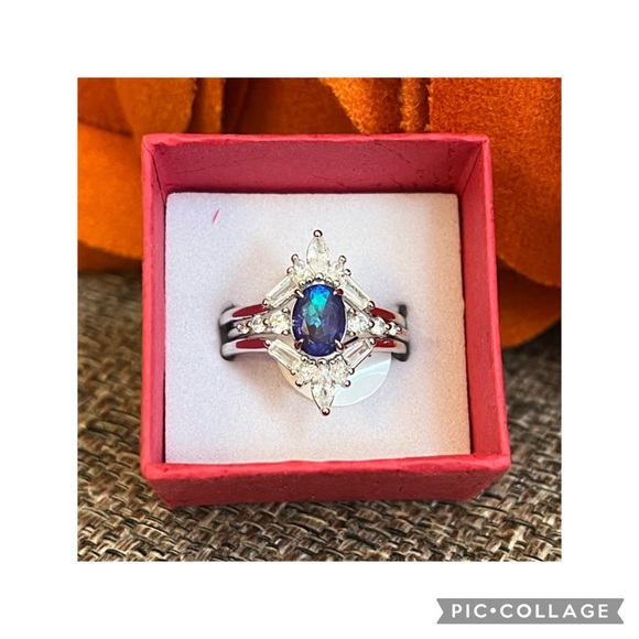 RBP Jewelry - ❣️🆕Bomb Party Kindred Souls Rainbow Alexandrite Halo Ring❣️